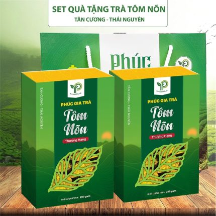 Set Quà Tặng Trà Tôm Nõn Tân Cương Thượng Hạng
